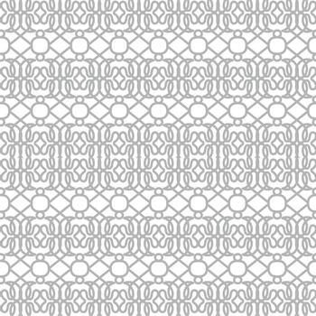 Flower shaped seamless pattern abstract geometric pattern. A seamless vector background