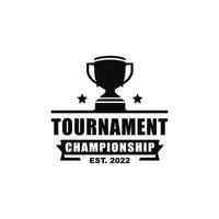 Tournament championship logo vector. Trophy logo 13168359 Vector Art at  Vecteezy