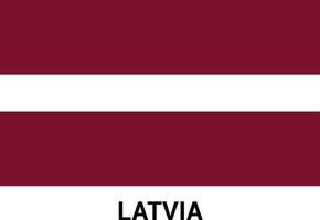 vector de diseño de banderas de letonia