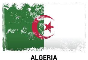 Algeria flag design vector