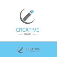 Company logo and typography with elegent design vector