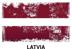 Latvia flags design vector