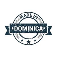 vector de diseño de sello dominicano