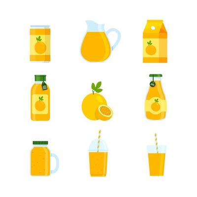 Free fruit juice - Vector Art