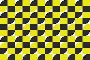 Abstract pattern Yellow Black vector