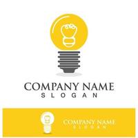 Light bulb icon vector symbol