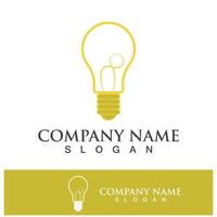 Light bulb icon vector symbol