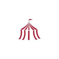 circus logo illustration design vector