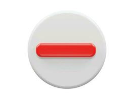 Interface icon 3d render illustration vector