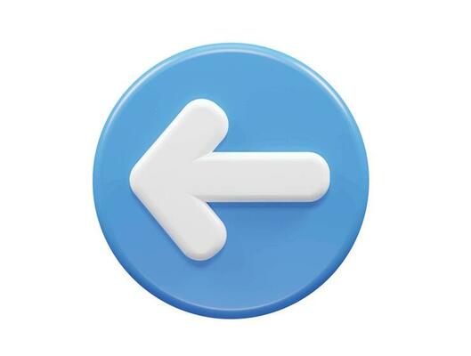 Arrow icon 3d render