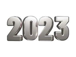 2023 new year text effect vector
