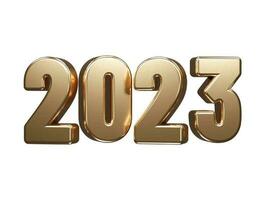 2023 new year text effect vector