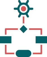 Workflow Icon Style vector