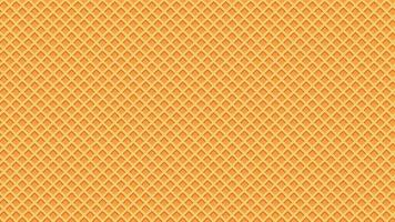 Waffle motion seamless pattern. Moving sideways. Waffle background. Waffles seamless pattern. Sweet and delicious food. 4K seamless loop video footage