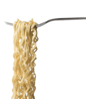 Holding fork, eating noodles isolated png