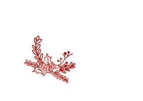 rote Stechpalme umrissen png