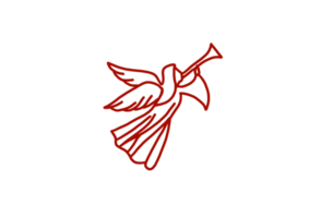 rosso Natale angelo png