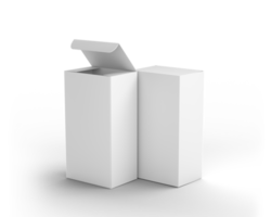 Papierkasten 3D-Rendering-Objekt png