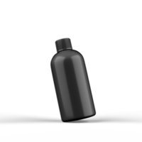 glänzende Flasche 3D-Rendering für Mockup png