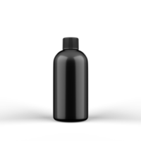 glänzende Flasche 3D-Rendering für Mockup png