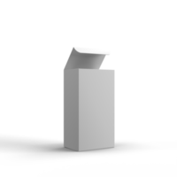 Paper Box High Quality 3D Rendering png