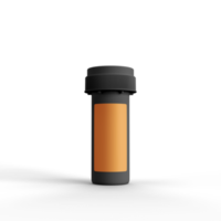 matte Pillenflasche 3D-Rendering png