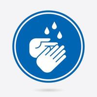 Hand washing - vector icon. Illustration isolated. Simple pictogram.