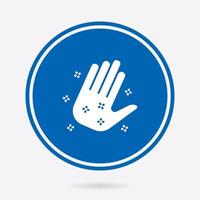 Hand washing - vector icon. Illustration isolated. Simple pictogram.