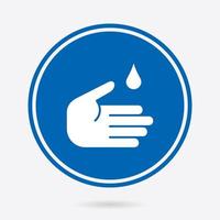 Hand washing - vector icon. Illustration isolated. Simple pictogram.