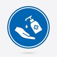 Antiseptic - vector icon. Illustration isolated. Simple pictogram.