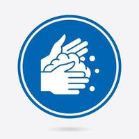 Hand washing - vector icon. Illustration isolated. Simple pictogram.