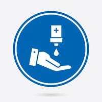 Antiseptic - vector icon. Illustration isolated. Simple pictogram.