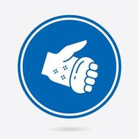 Hand washing - vector icon. Illustration isolated. Simple pictogram.