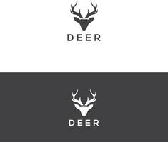 Deer logo design vector