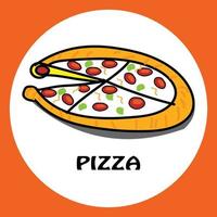 Pizza vector design