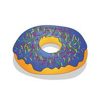 diseño de vector de donut