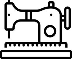 line icon for sewing machine vector