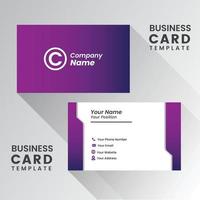 modern business card design . double sided business card design template . flat design business card inspiration. vector