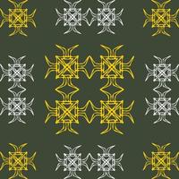 A collection of seamless patterns with abstract themes and high artistic value. Suitable for use on fabrics, book covers, invitations, or walls of homes and offices vector