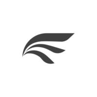 Falcon wing icon Template vector