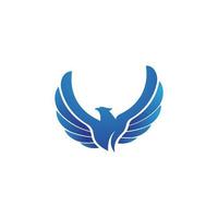 Falcon wing icon Template vector