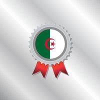 Illustration of Algeria flag Template vector