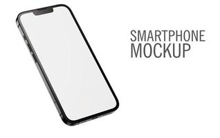 top view smartphone mockup photo