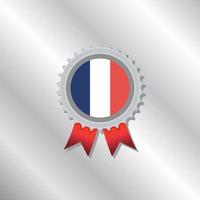 Illustration of France flag Template vector