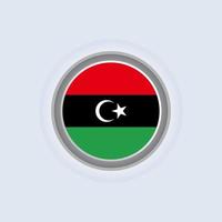 ilustración de la plantilla de la bandera de libia vector