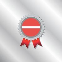 ilustración de la plantilla de la bandera de letonia vector