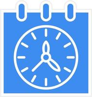 Timetable Icon Style vector