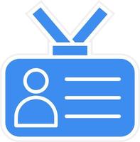 Student Card Icon Style vector