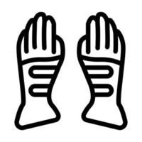 diseño de icono de guantes vector