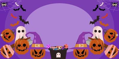 Hallowen background popular vector